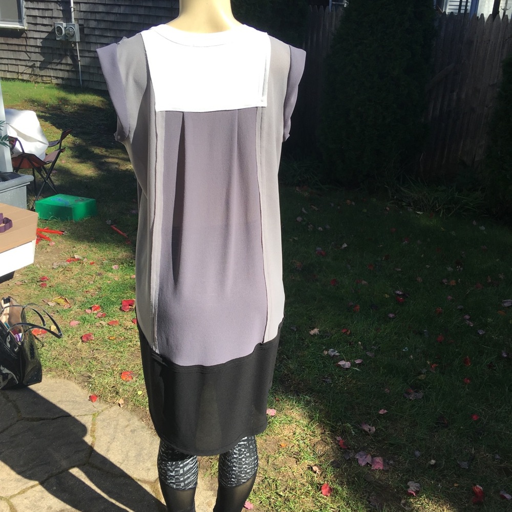 Small Sheer Color Block Bcbg Max Tunic Sleeveless - image 6